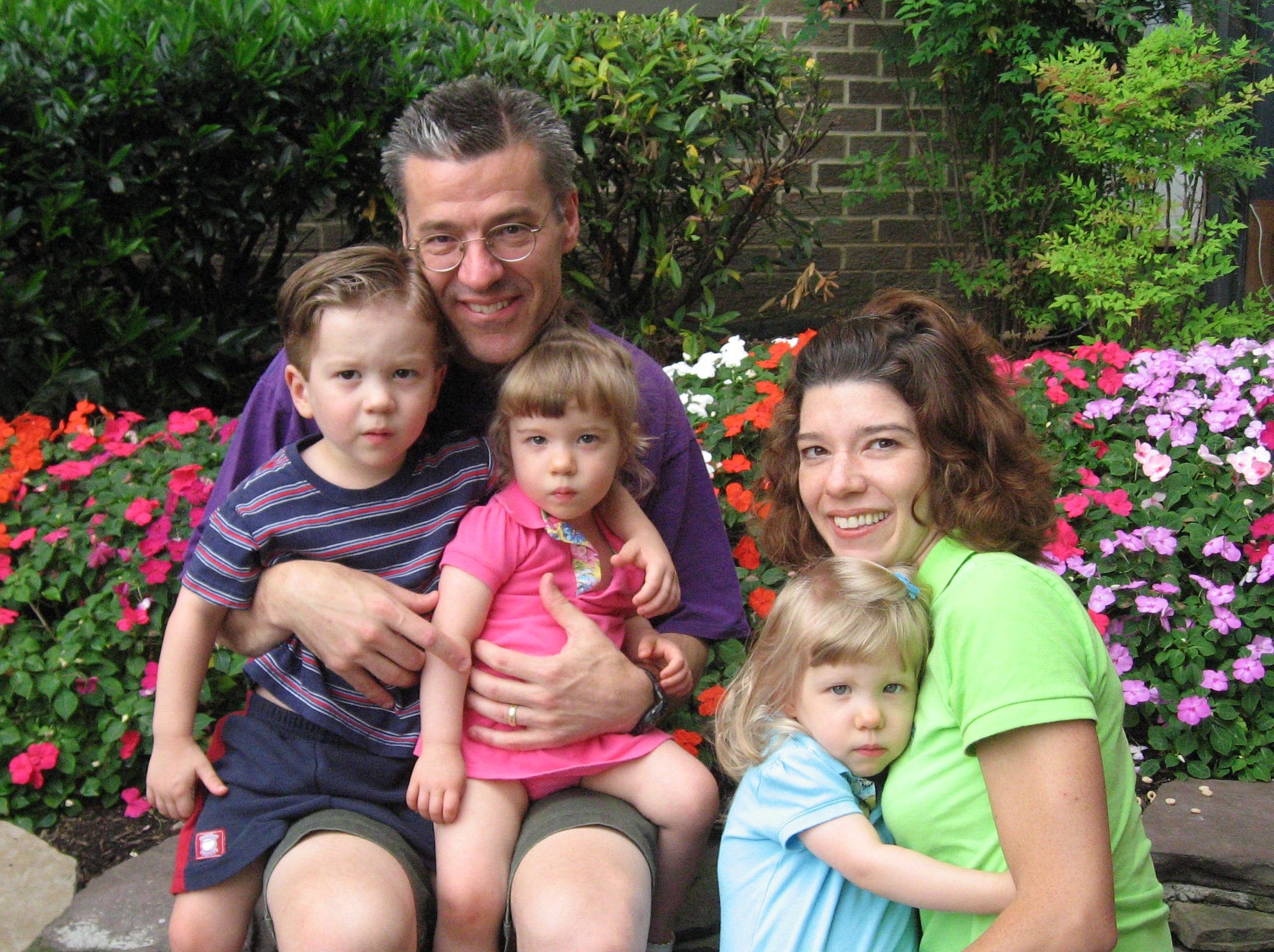 Michael Baur and his family